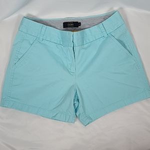 J. Crew | Cotton Candy Blue Chino Broken In Shorts